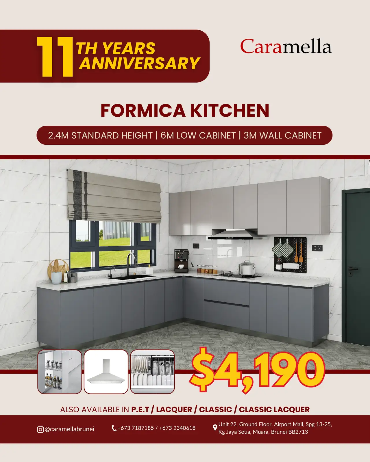 Formica Kitchen - $4,190